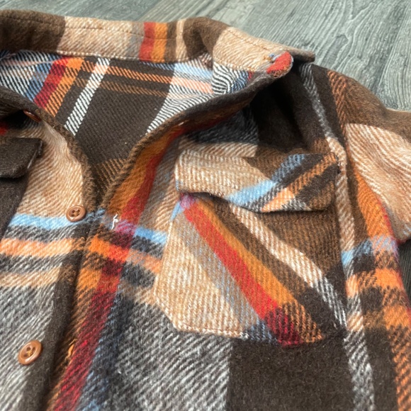 2 pcs Set  Boys Thick Flannel Shirts - Picture 5 of 5